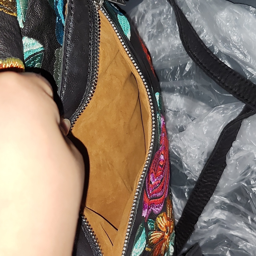 Patricia Nash Floral Leather Backpack - Picture 8 of 8